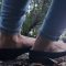 Unaware Giantess Ballet Flats Outdoors